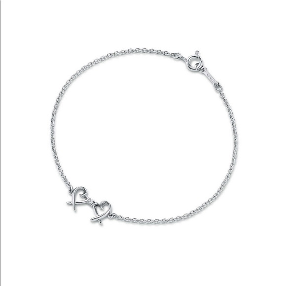 Tiffany & Co Double Loving Heart Bracelet -Diamond - Picture 2 of 4